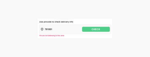 iNext Woo Pincode Checker - Screenshot